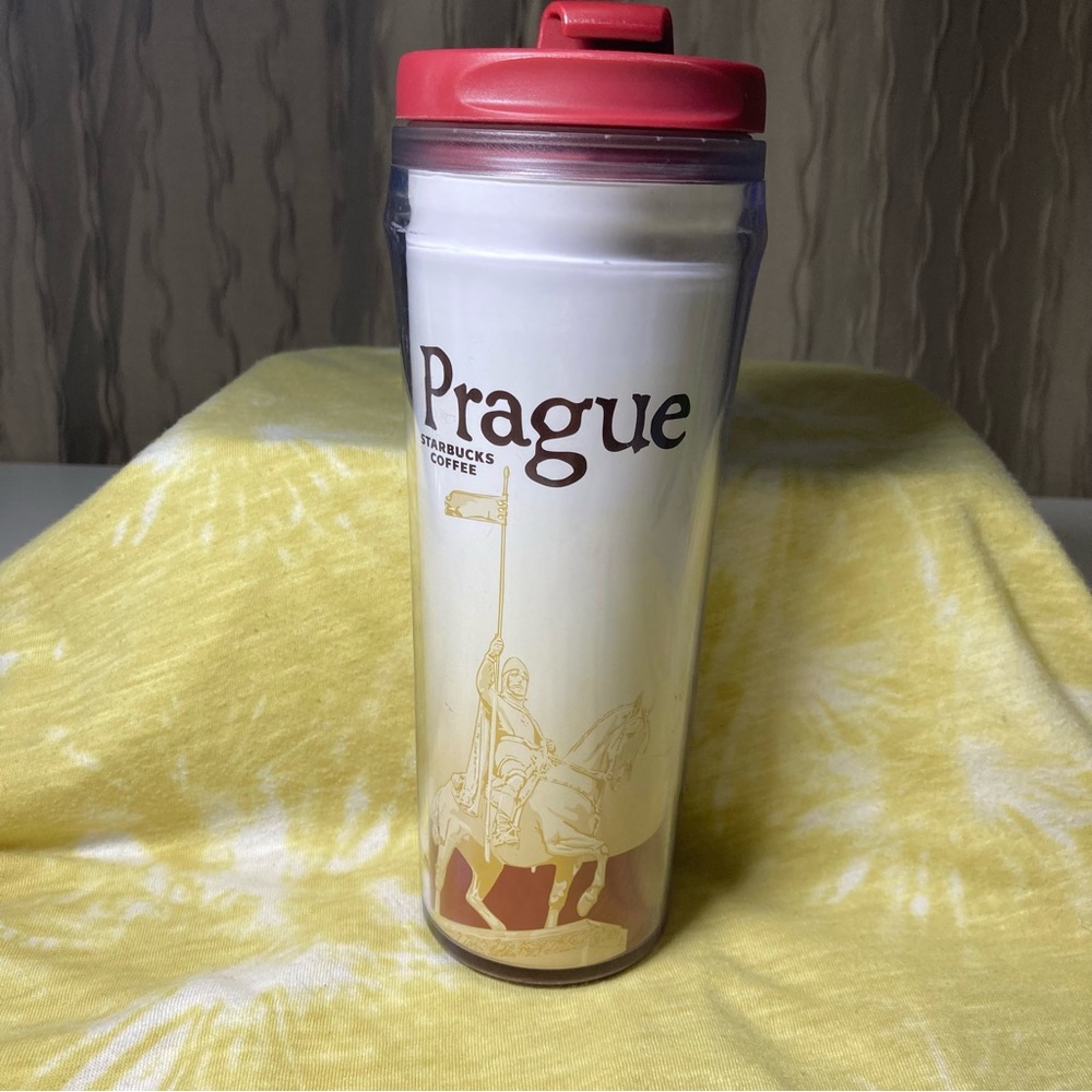 Starbucks Prague International Tumbler 12 oz Global Icon Travel Cup 2004 Praha